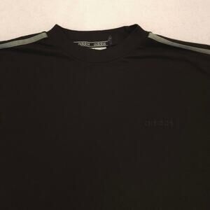 Adidas Casual Crew Neck Short Sleeve Graphic T Shirt Mens Size Large L Black